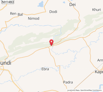 Map of Khatgarh, Rajasthan