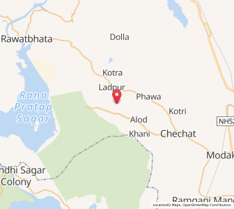 Map of Khatikhera, Rajasthan