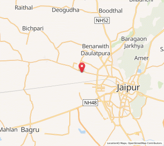Map of Khatoja ki Dhani, Rajasthan
