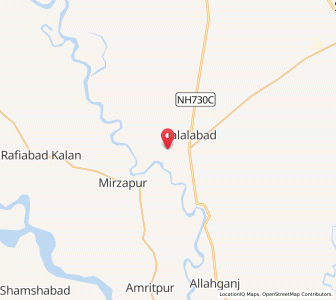 Map of Khatria, Uttar Pradesh