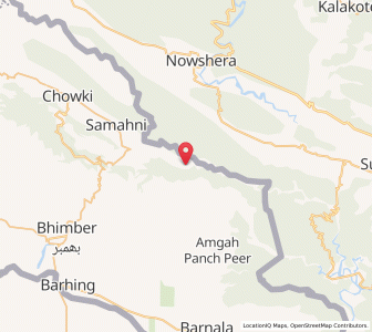 Map of Khaulian, Kashmir