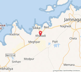 Map of Khavadi Mota, Gujarat