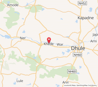 Map of Khede, Maharashtra