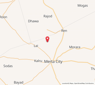 Map of Kheduli, Rajasthan