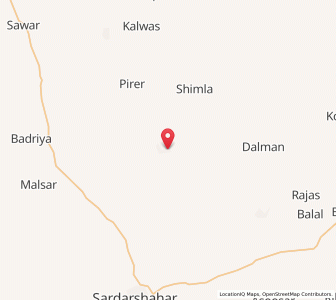 Map of Khejra, Rajasthan