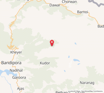 Map of Khelan, Kashmir