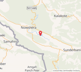 Map of Kheni, Kashmir