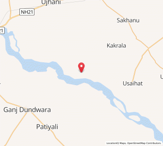 Map of Khera Bhat, Uttar Pradesh