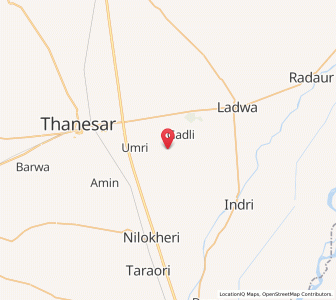Map of Kheri Gadian, Haryana