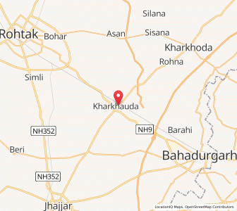 Map of Kheri Sampla, Haryana