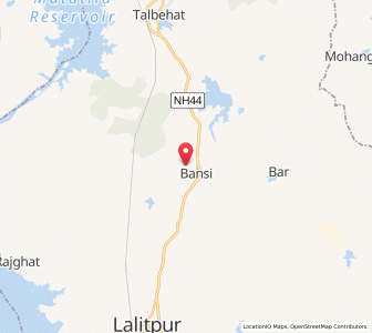 Map of Kherkan, Uttar Pradesh