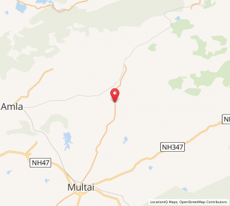 Map of Kherli, Madhya Pradesh