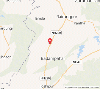 Map of Kherna, Odisha