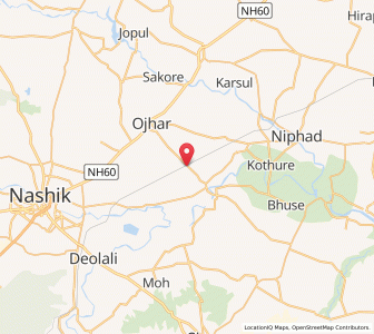 Map of Khervadi, Maharashtra