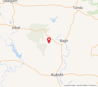 Map of Kherwan, Madhya Pradesh
