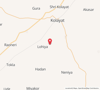 Map of Khetolai Mulvan, Rajasthan