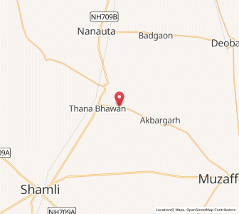 Map of Khiaori, Uttar Pradesh