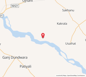 Map of Khimai Nagla, Uttar Pradesh