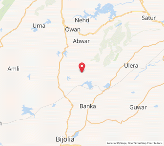 Map of Khinia, Rajasthan