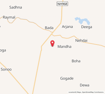 Map of Khinya, Rajasthan