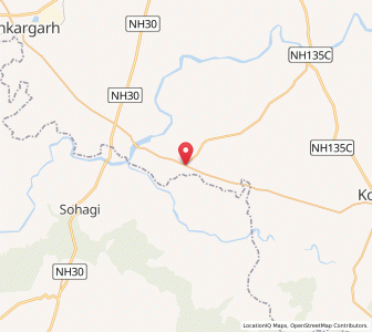 Map of Khiri, Madhya Pradesh