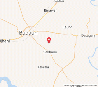 Map of Khiria Rahlu, Uttar Pradesh