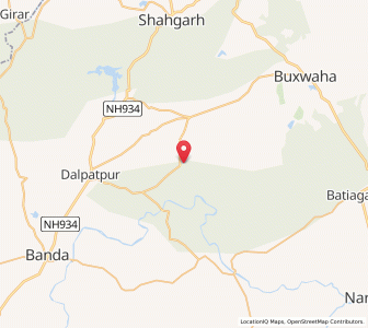 Map of Khiriyaburjag, Madhya Pradesh