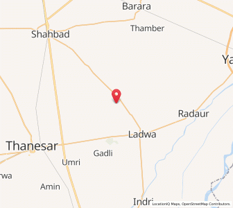Map of Khirki, Haryana