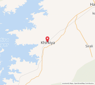 Map of Khirkian, Madhya Pradesh
