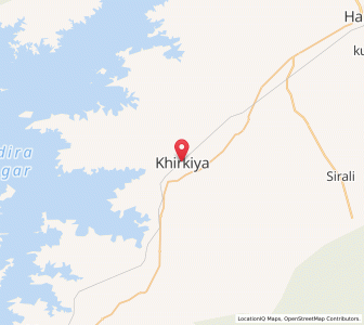 Map of Khirkiyān, Madhya Pradesh
