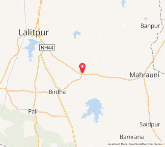Map of Khitwans, Uttar Pradesh