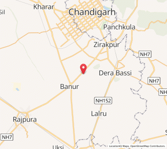 Map of Khizrpur, Punjab