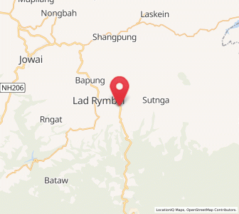 Map of Khliehriat, Meghalaya