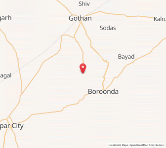 Map of Khoaspura, Rajasthan