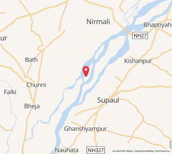 Map of Khokhaha, Bihar