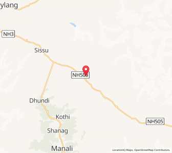Map of Khoksar, Himachal Pradesh