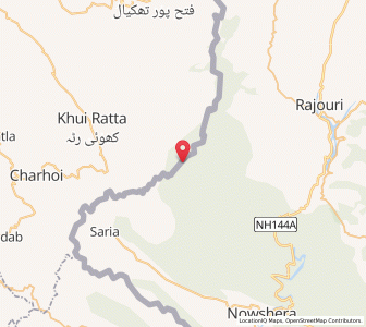 Map of Khola, Kashmir