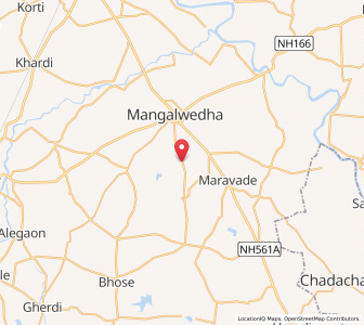 Map of Khomnal, Maharashtra