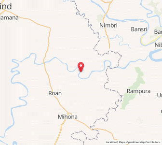 Map of Khonjra, Madhya Pradesh