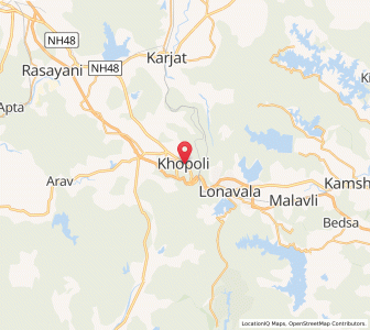 Map of Khopoli, Maharashtra
