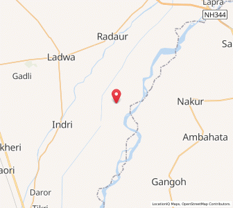 Map of Khorak, Haryana