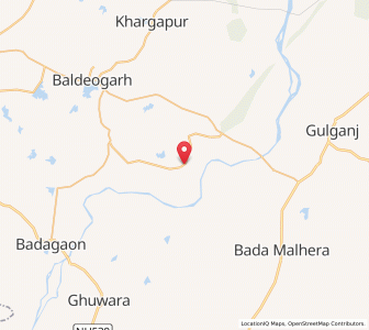 Map of Khorera, Madhya Pradesh