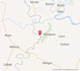 Map of Khorh, Uttar Pradesh