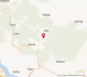 Map of Khowara, Uttarakhand
