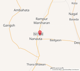 Map of Khudana, Uttar Pradesh