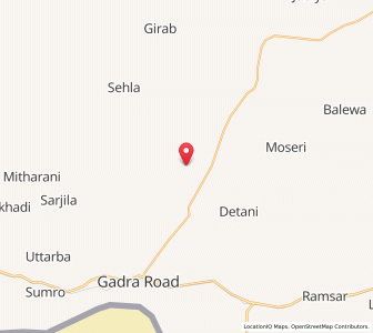 Map of Khudani, Rajasthan