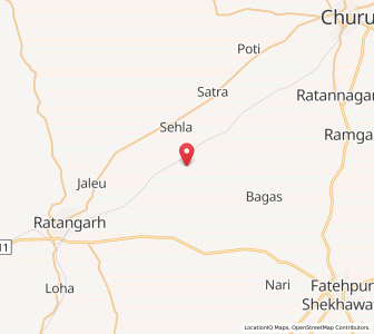 Map of Khudera Bara, Rajasthan