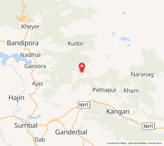 Map of Khudpathri, Kashmir