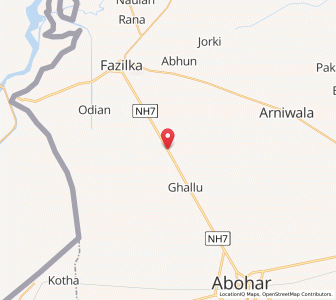 Map of Khui Khera, Punjab