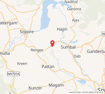 Map of Khui Sultanpur, Kashmir